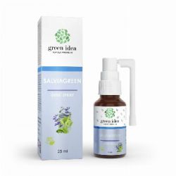 Spray doustny 100% wegański Szałwia i Eukaliptus Salviagreen – 25 ml